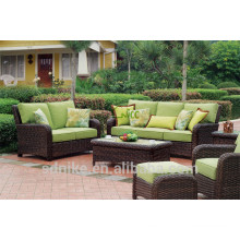 2014 más reciente diseño caliente buena calidad de la calidad de ratán muebles al aire libre jardín sofá